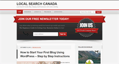 Desktop Screenshot of local-search-canada.com